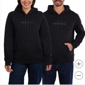 COSTCO WHOLESALE Unisex Logo Hoodie Men women boys girl Black Color Size X-Small